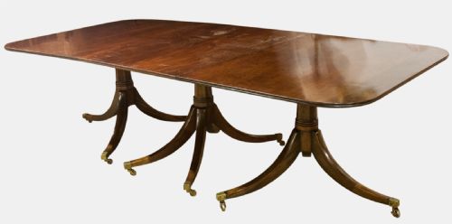 Mahogany Pedestal Dining Table