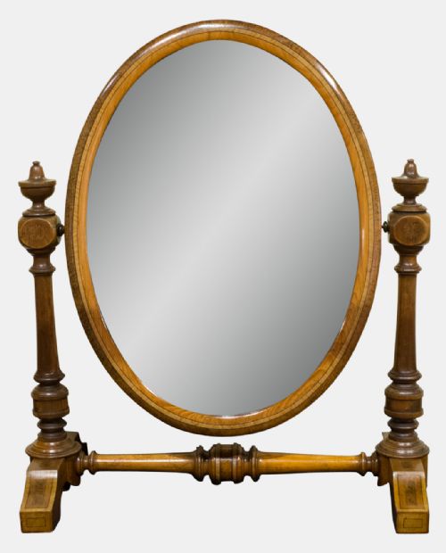 Oval Toilet Mirror