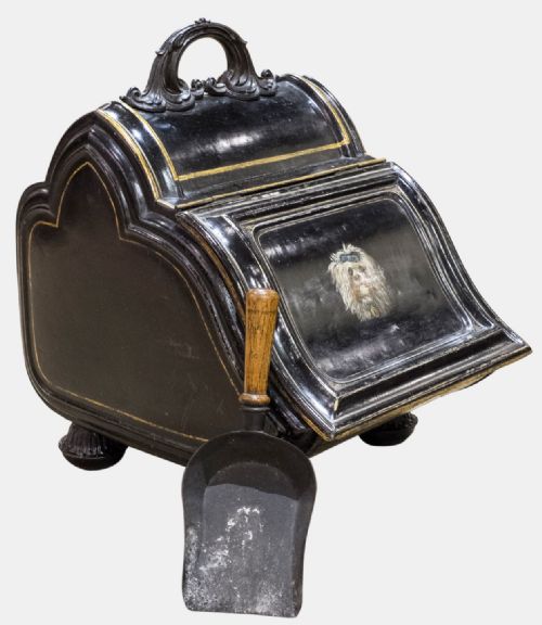 Lacquered Coal Scuttle