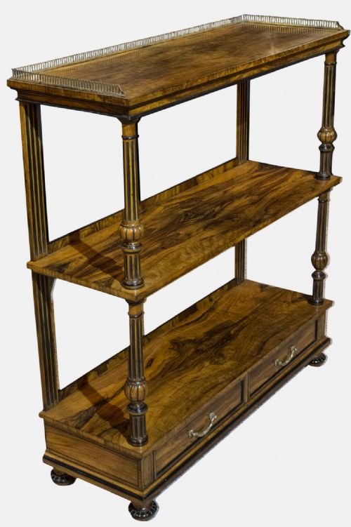 Olivewood Etagere