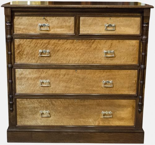Birds Eye Maple Chest of Drawers