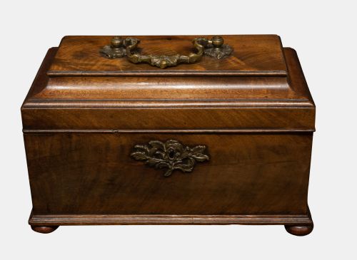 Mahogany Tea Caddy