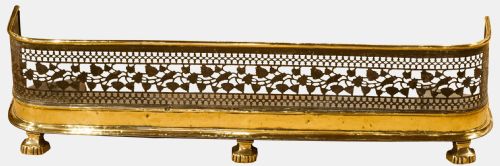 Pierced Brass & Metal Fender