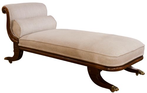 Mahogany Chaise Longue
