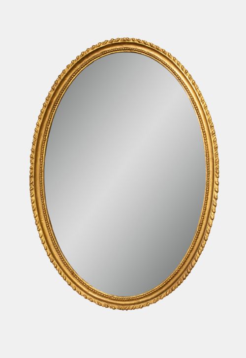 Georgian Oval Gilt Mirror