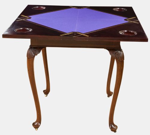 Edwardian Mahogany Envelope Card Table
