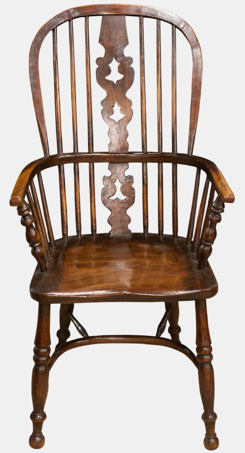 Ash & Elm High Back Windsor Chair