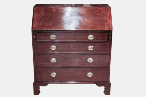 George III Mahogany Bureau