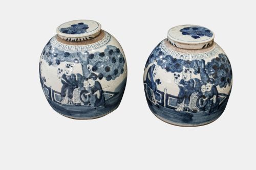 Pair of Chinese Province Ginger Jars