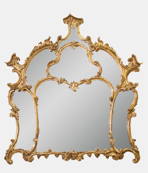 Chinese Chippendale Carved Mirror