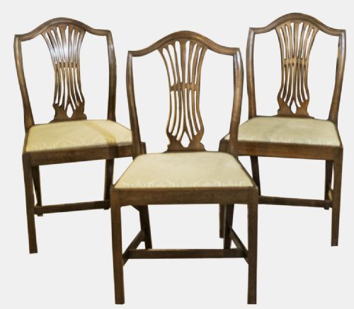 Set of 6 Mahogany Dining Chairs