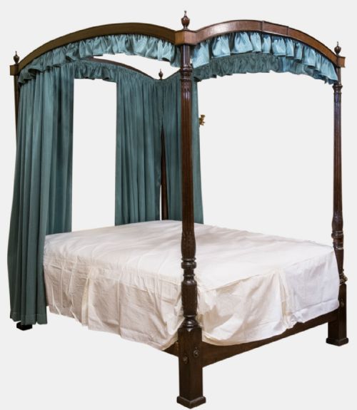 Georgian Mahogany Four Poster Bed