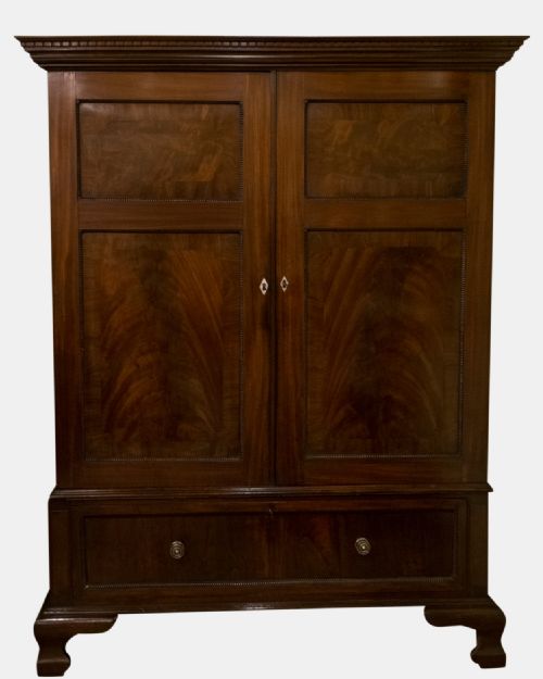 Two Door Mahogany Cupboard