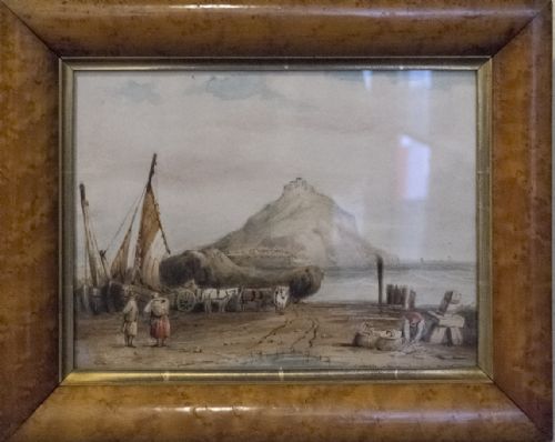fig 1. Set of 4 Watercolours of Naval Ports