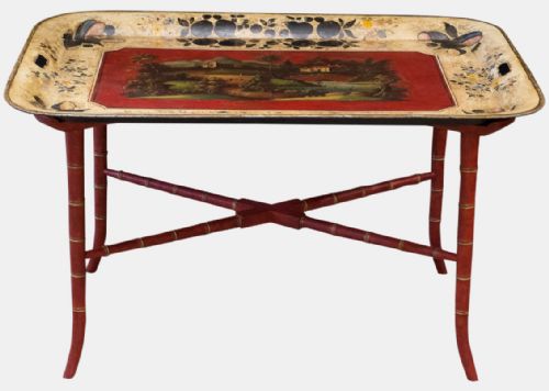 English Regency Toleware Tray
