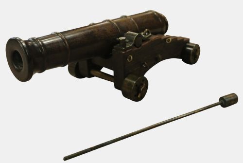 Bronze Barreled Desk Cannon