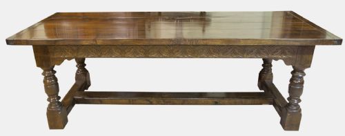 Large Oak Refectory Table