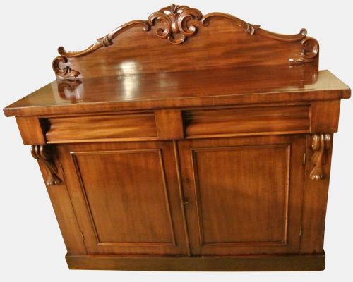 Mahogany 2 Door Chiffonier