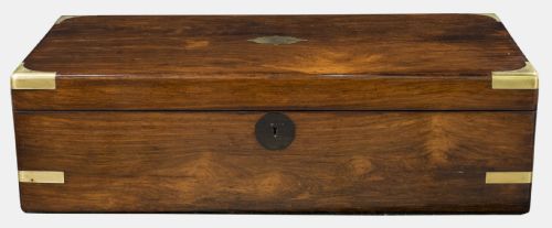 Rosewood & Brass Writing Slope