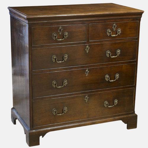 fig 1. George II Mahogany Chest