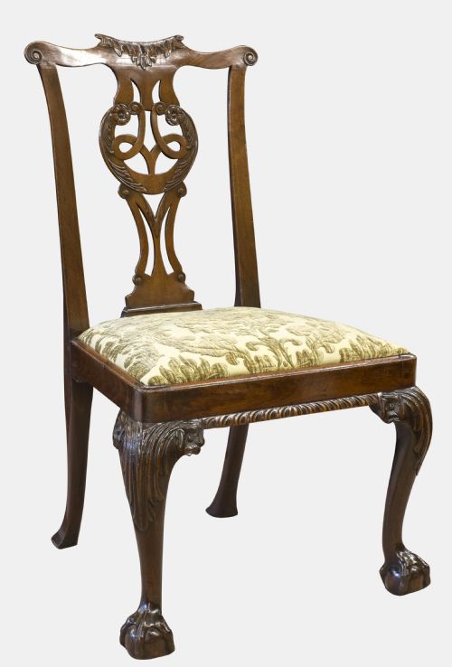 fig 1. Irish Mahogany Standard Chair