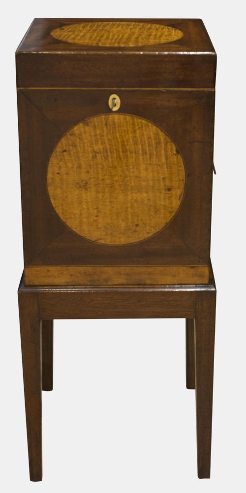 Mahogany & Satinwood Tea Chest