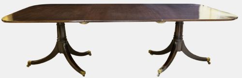 Mahogany Pedestal Dining Table