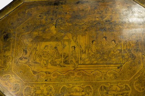 fig 2. Chinese Export Tray on Stand