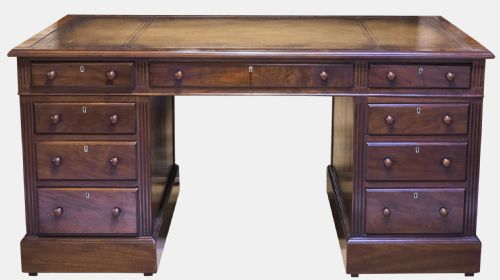 Victorian Oak Partners Desk