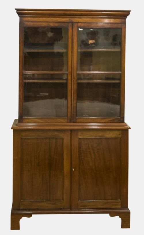 Mahogany Glazed Bookcase