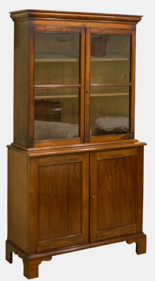 fig 1. Mahogany Glazed Bookcase
