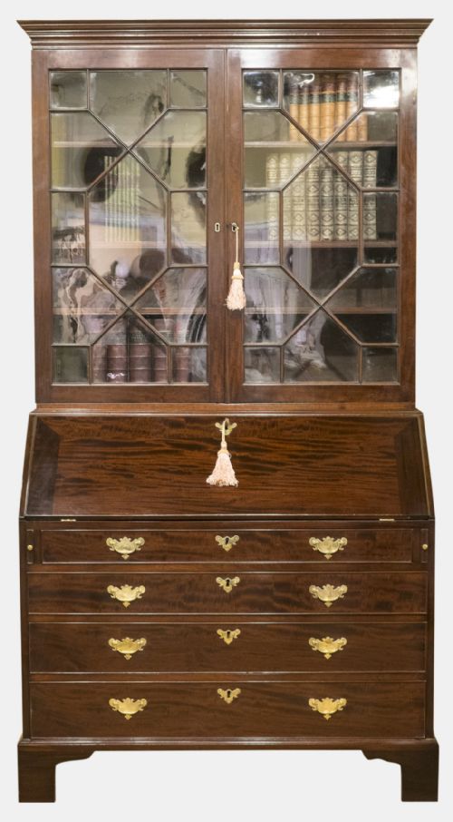 Mahogany Bureau Bookcase