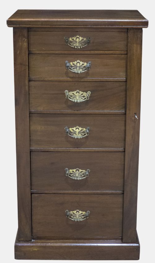 Mahogany Wellington 6 Drawer Chest