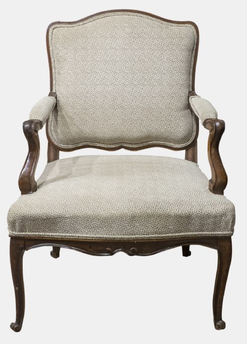 fig 1. Pair of Continental Walnut Fauteuils