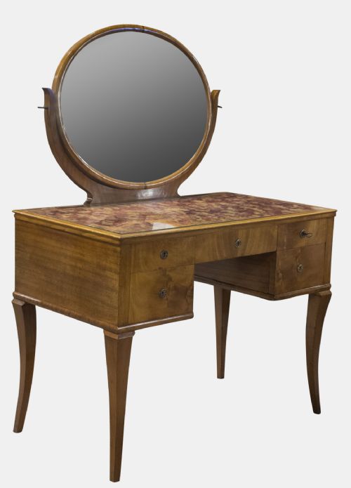 fig 1. Fruitwood Beidermeier Style Dressing Table