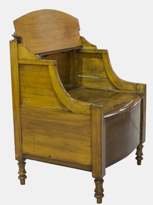 fig 1. Regency Mahogany Commode
