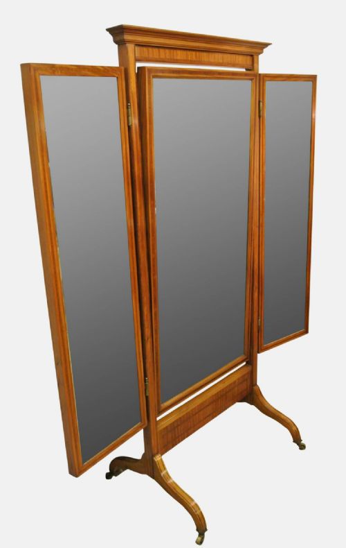 fig 1. Gillows Style Cheval Mirror
