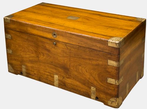 fig 1. Brass Bound Camphor Chest