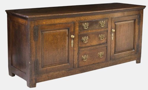 fig 1. Oak Dresser Base