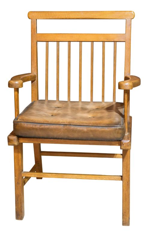 fig 1. Pair of Pitch Pine Caithness Chairs