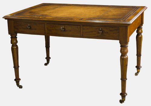 fig 1. Victorian Mahogany Writing Table