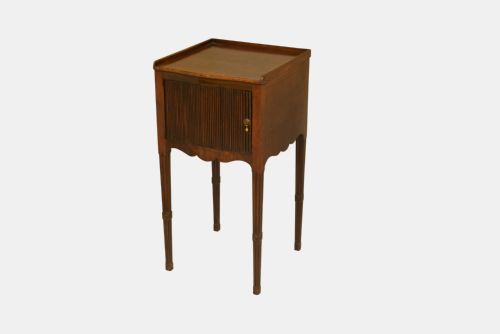 Dutch Mahogany Bedside Cupboard