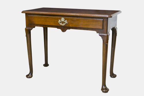 George III Walnut Side Table