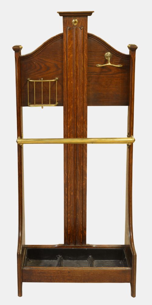 19th Century Oak Valet Stand