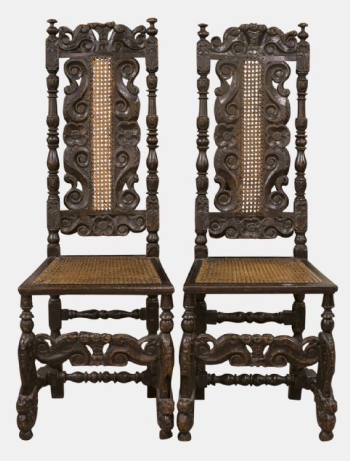 Charles II High Back Side Chairs