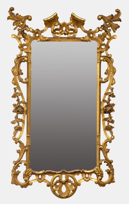 19th Century Carved Giltwood Mirror
