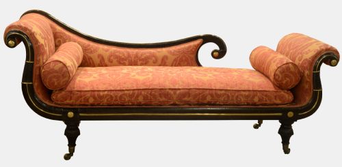 Regency Mahogany Gillows Style Chaise Longue