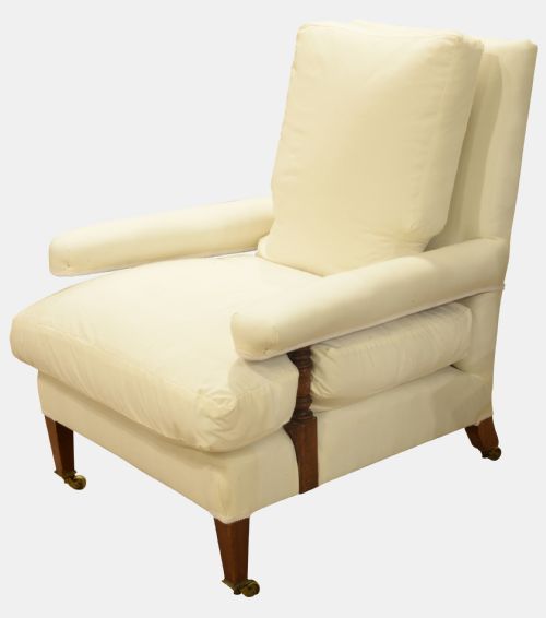 Open Armed Armchair by Howard and Sons