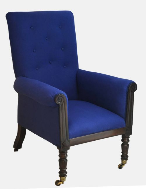 William IV Mahogany Bergere Armchair