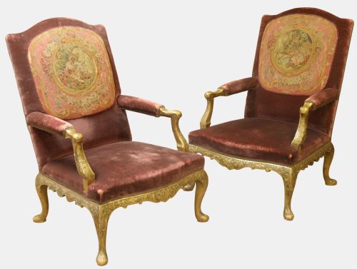 Pair of 19th Century Gainsborough Chairs